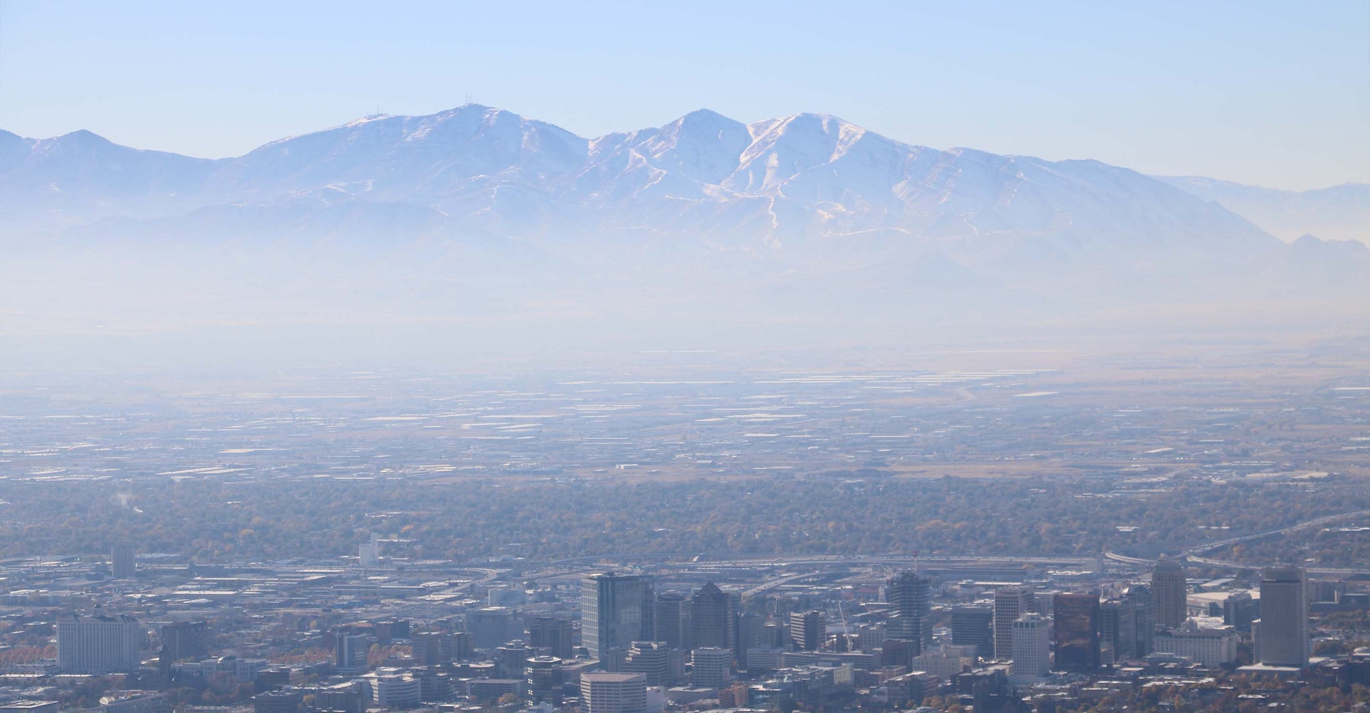 Smog over Salt Lake City