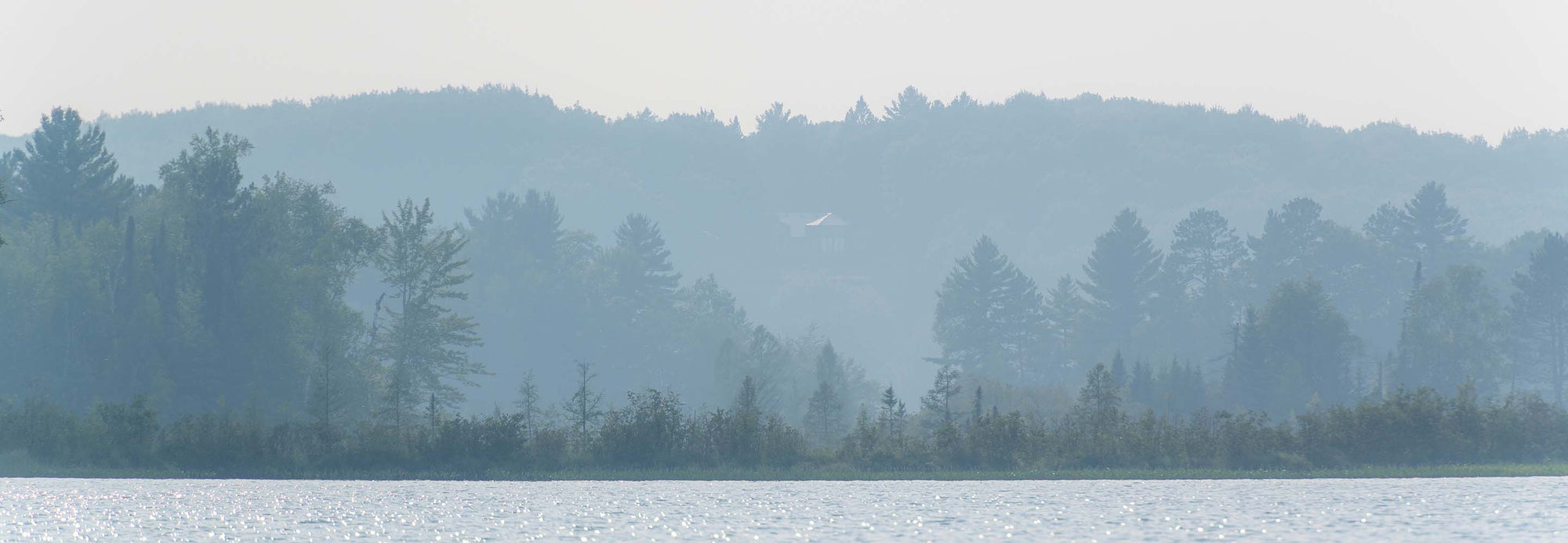 Wildfire smoke over Nova Scotia