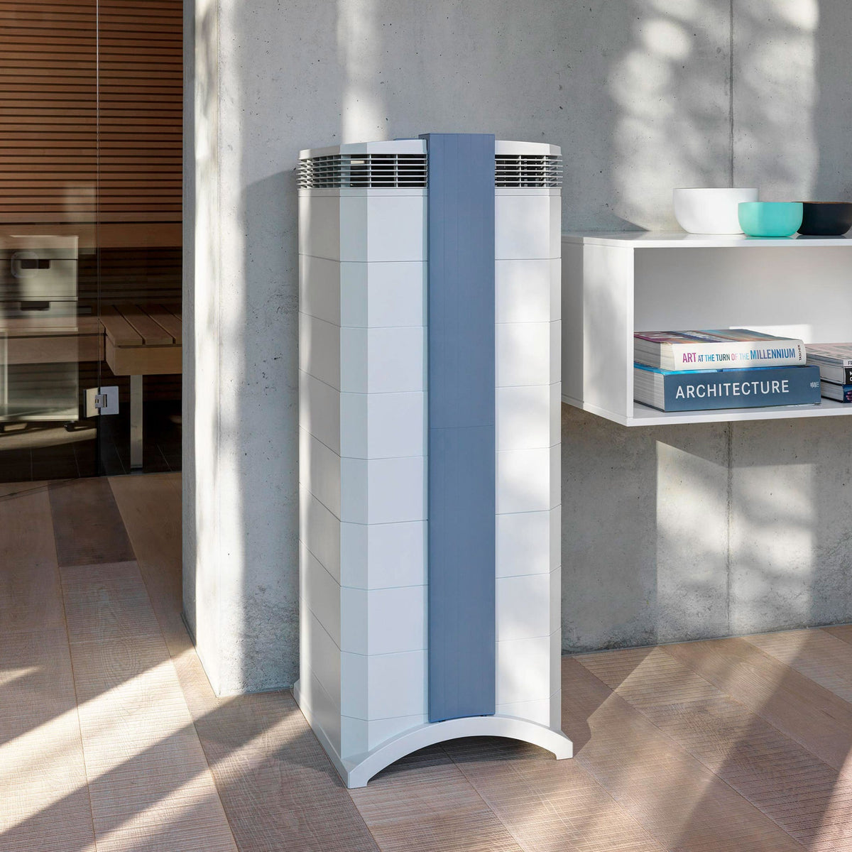GCX Series air purifier inside a house